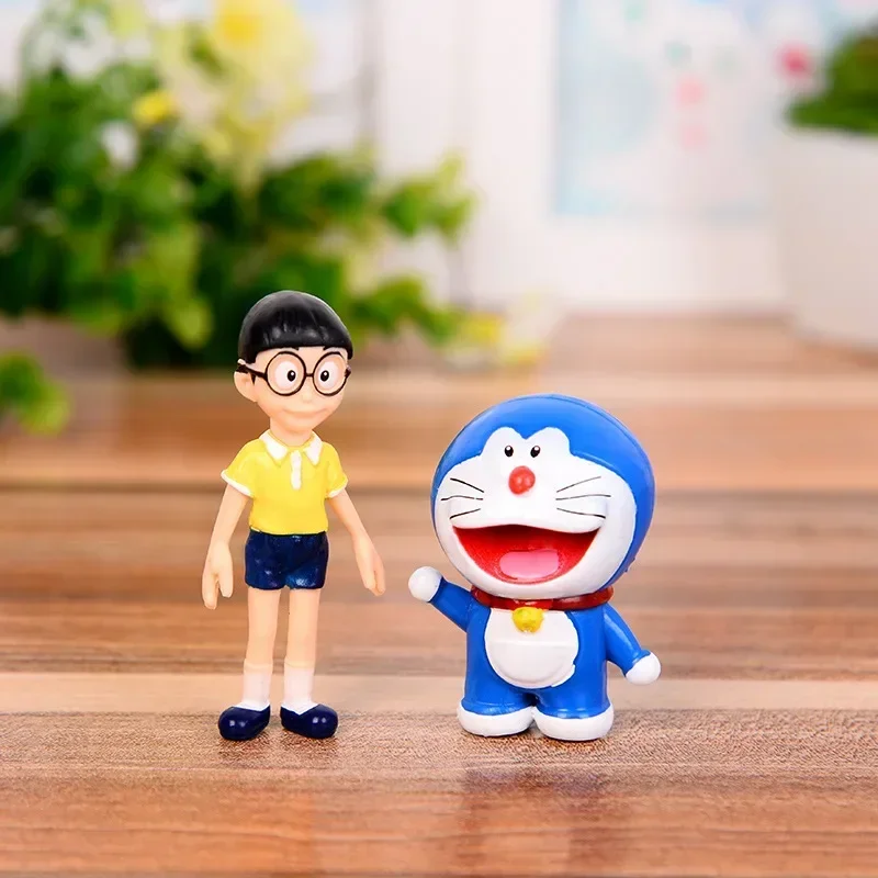 Home Decor Statue - 5pcs Doraemon Creative Home Cake Decoration