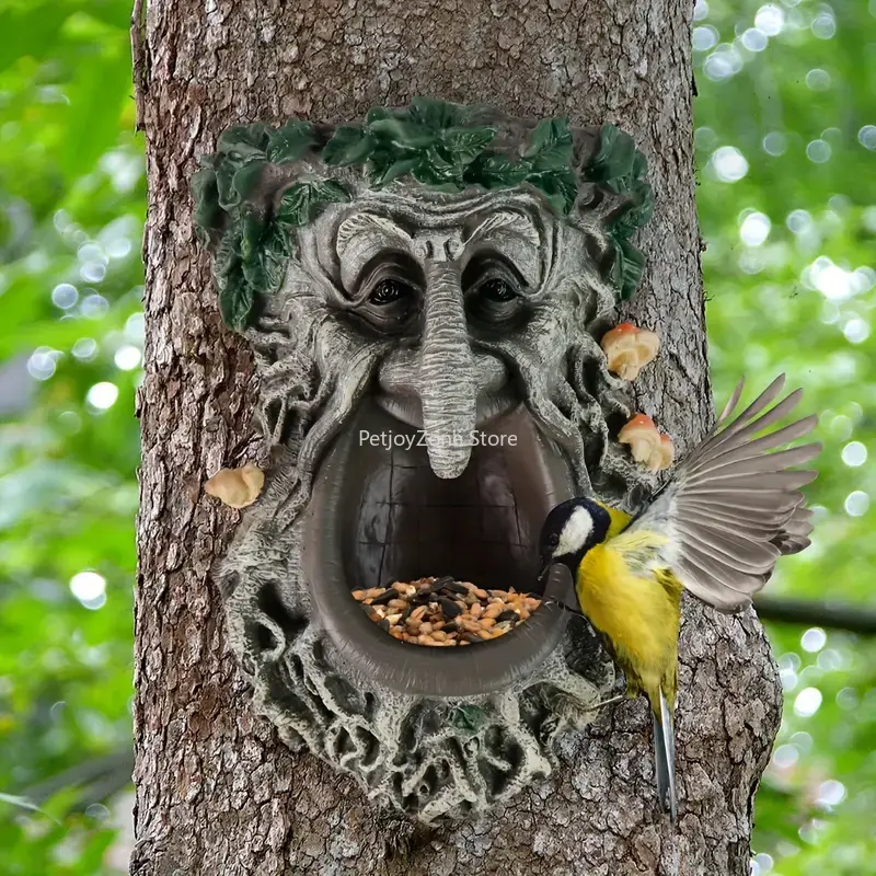 Home Decor Statue - Outdoor Garden Yard Tree Face Wild