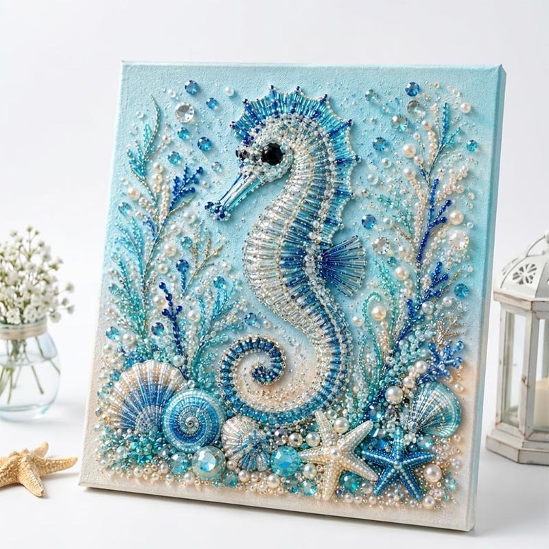 Home Decor Etsy - Ocean Theme Pearl Art DIY Kit