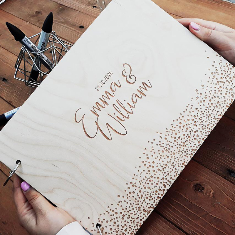 Wooden Letter Sign - Personalized Wedding Guestbook Custom Wood Guest