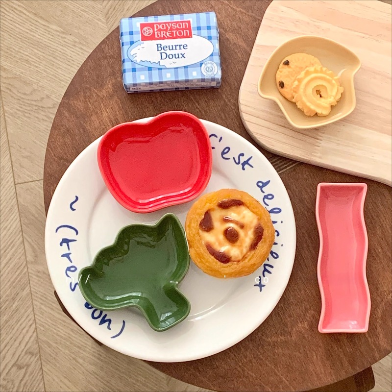 Home Decor Korea - Cute Vegetable Ceramic Dim Sum Dish