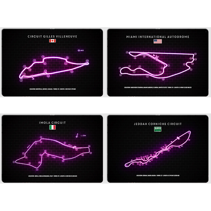 Home Decor Jeddah - Gilles Villeneuve,Miami Grand Prix,Imola Circuit,Jeddah Corniche