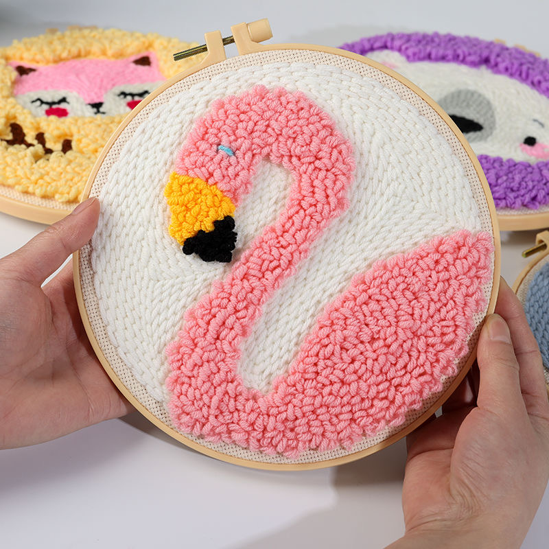 Home Decor Korea - Punch Needle Embroidery Starter Kits Cute