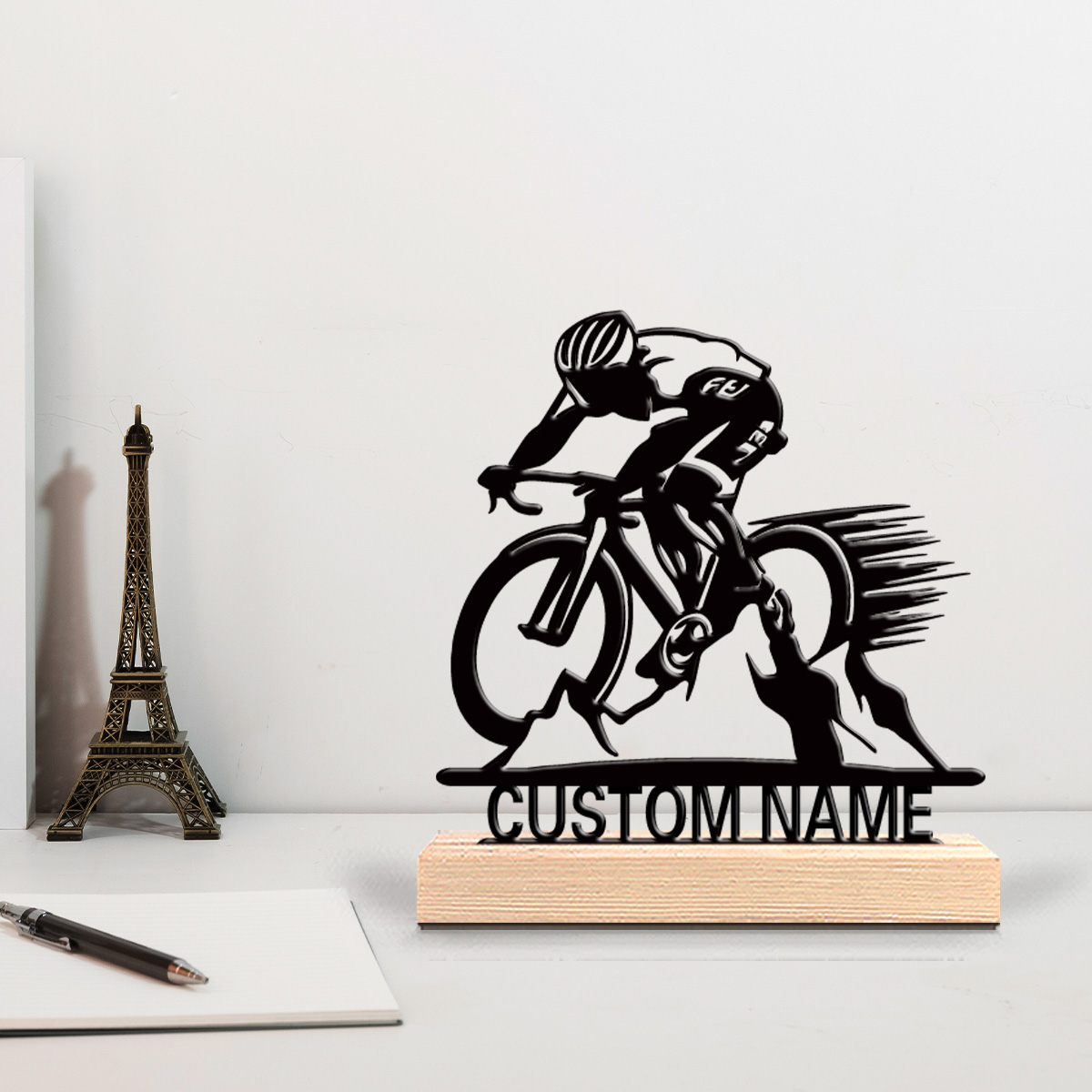 Wooden Letter Sign - 1pc Road cycling Custom Letter Metal
