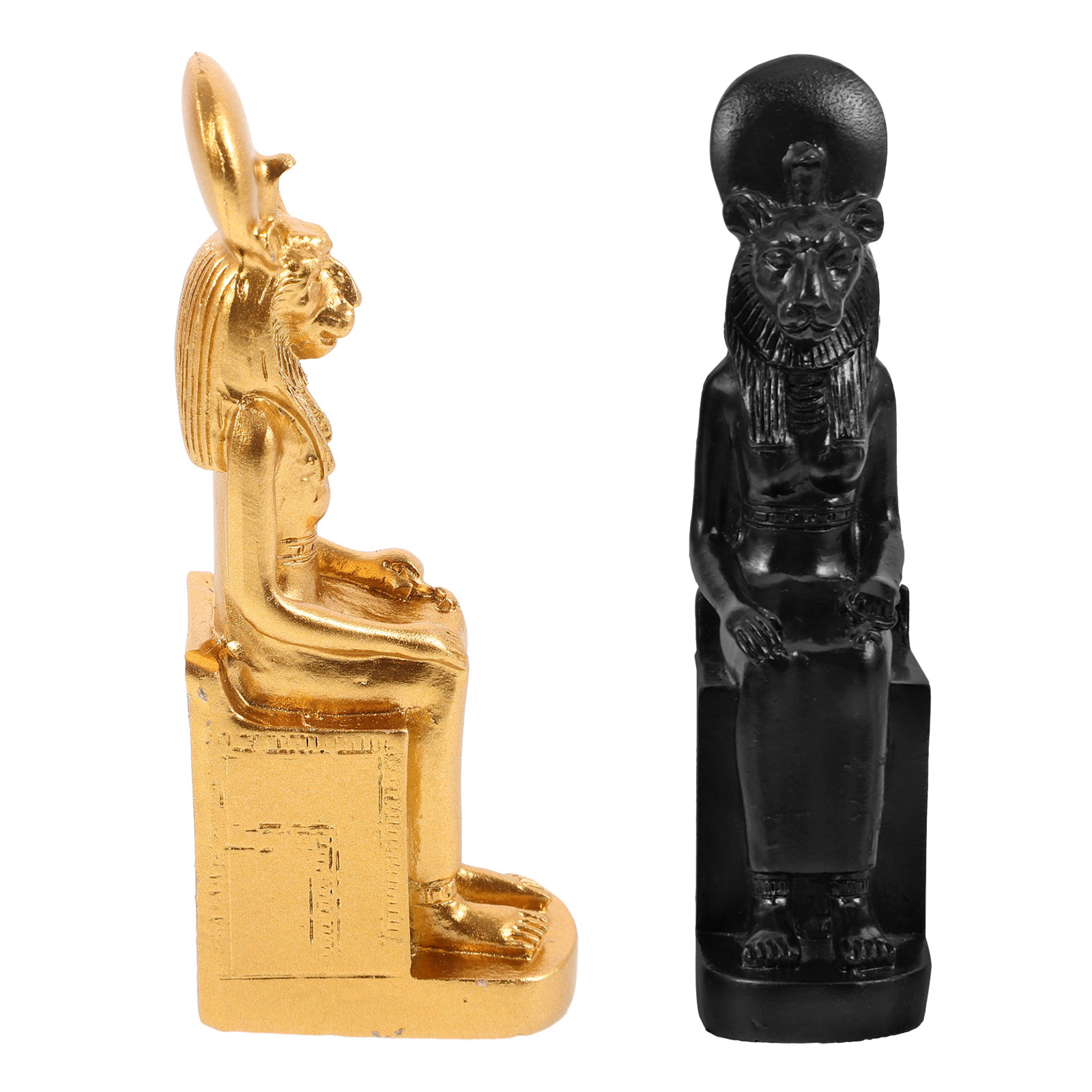 Home Decor Egypt - 2Pcs Ancient Egypt Resin Sphinx Statue