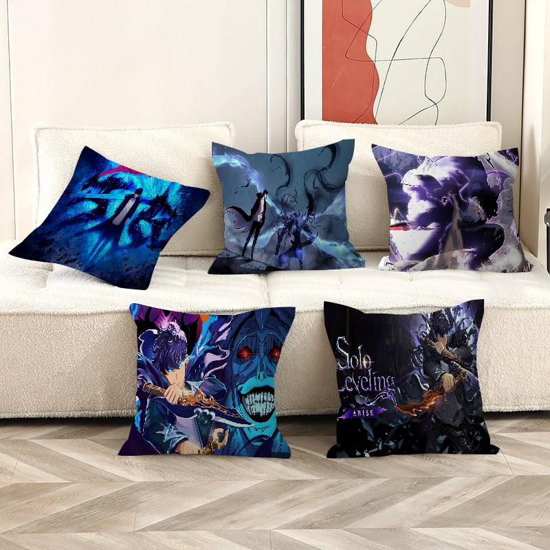Home Decor Solo - Anime Solo Leveling Maple Design Cushion