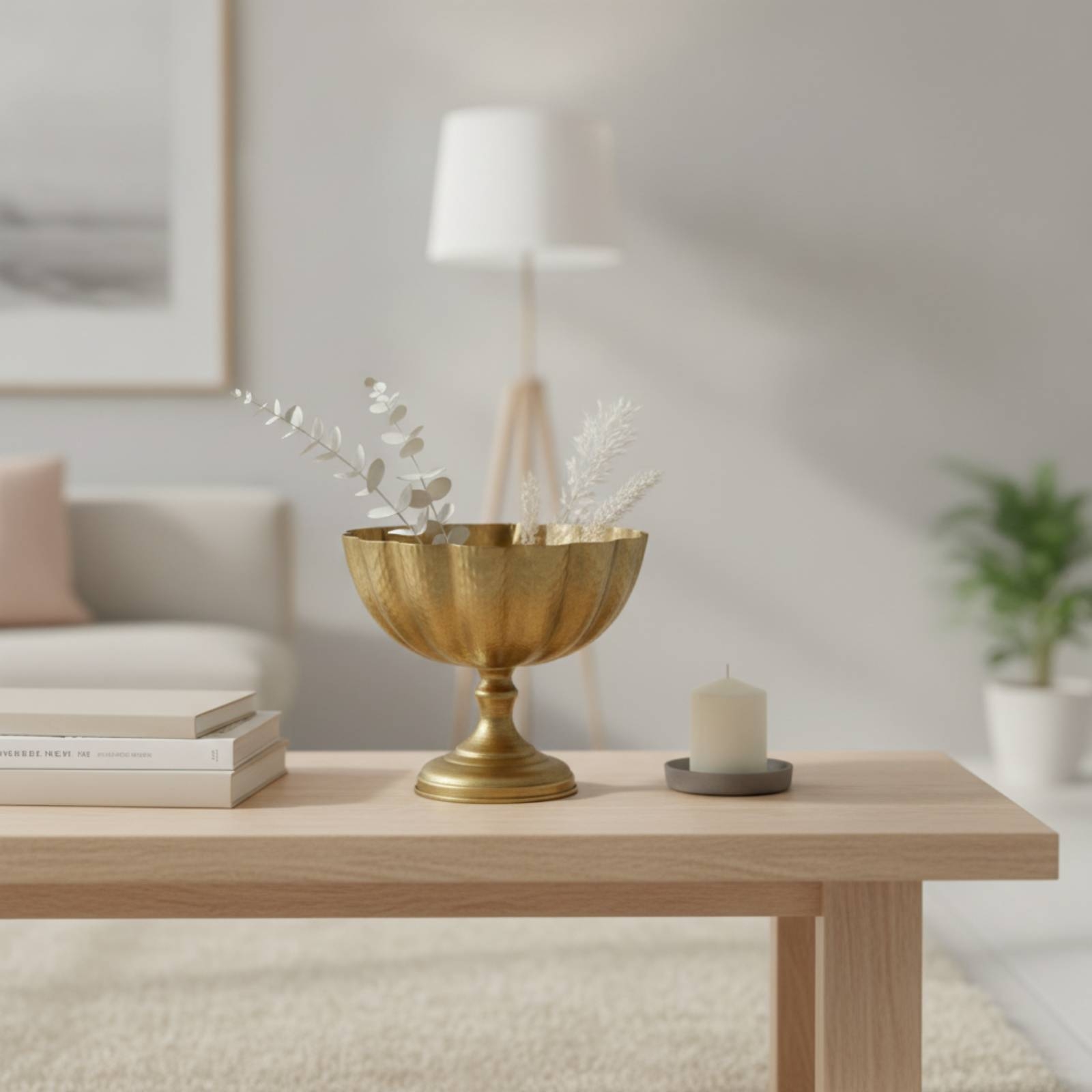 Pedestal Vase Hammered Urn Pla - Home Decor Vase ulasan dan harga