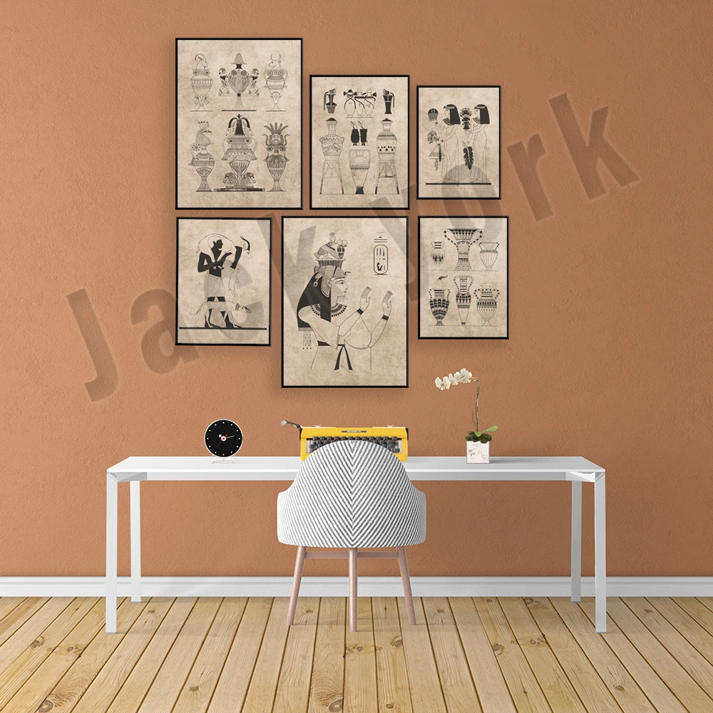 Vintage ancient egypt poster,  - Home Decor Egypt ulasan dan harga