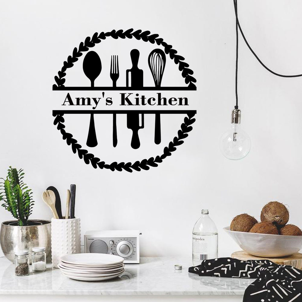 1PC Creative Kitchenware Custo - Home Decor Wall Stickers ulasan dan harga