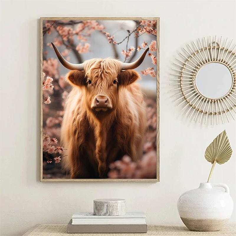 Scottish Highlanders   poster  - Watercolor Poster Print ulasan dan harga