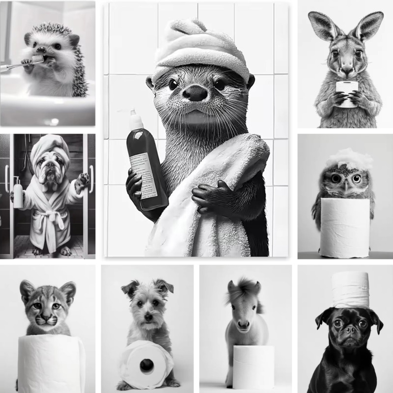 Animal Bathroom Toilet Paper C - Home Decor Scrap ulasan dan harga
