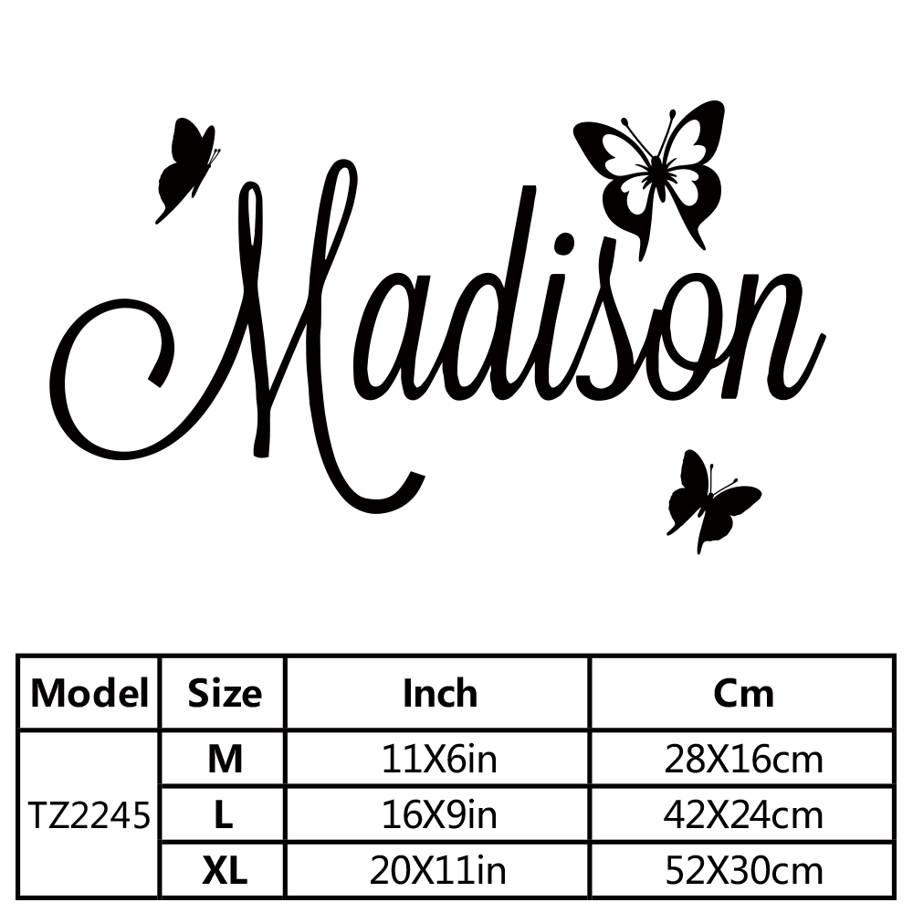 1pc New Design Personalize Cus - Home Decor Wall Stickers ulasan dan harga