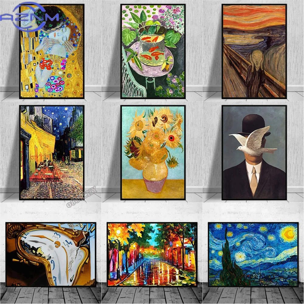 Famous Artist Salvador Dali,Va - Watercolor Poster Print ulasan dan harga