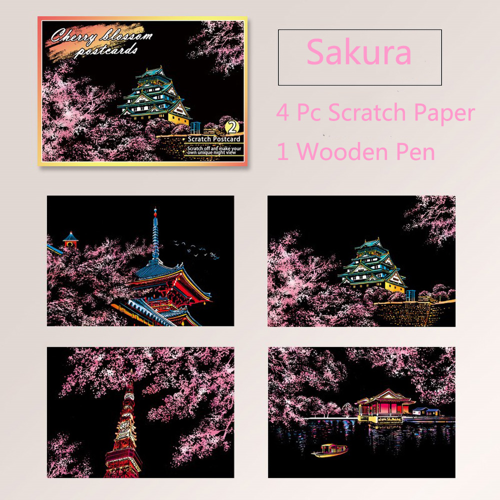 20*14cm DIY Night Scene Painti - Home Decor Scrap ulasan dan harga