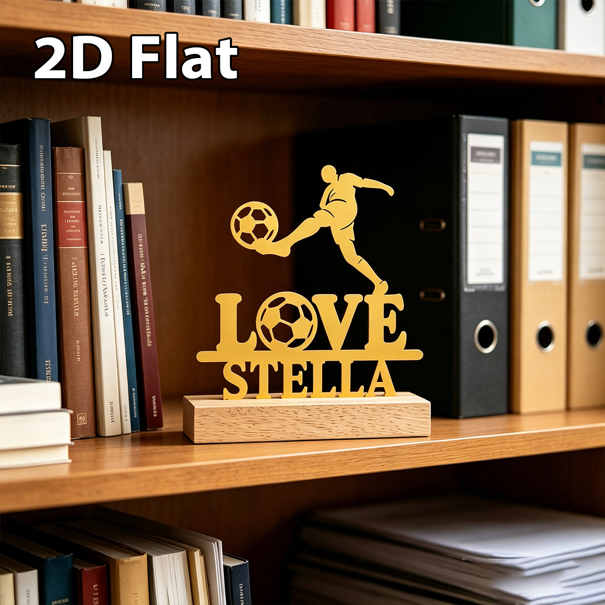1Pc Custom Name love football  - Home Decor Lovely Home ulasan dan harga