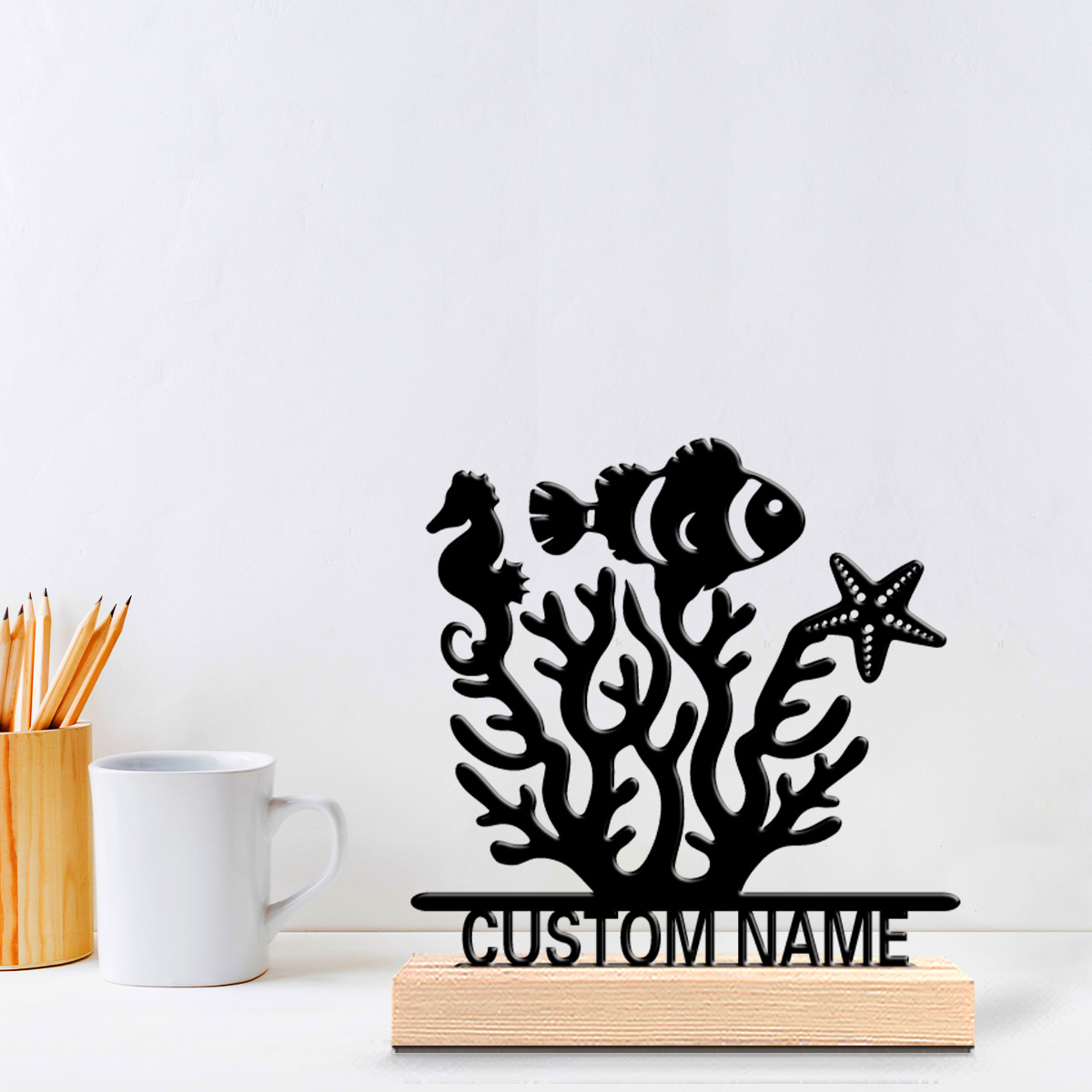 1pc Minimalist Marine life Cus - Home Decor Statue ulasan dan harga