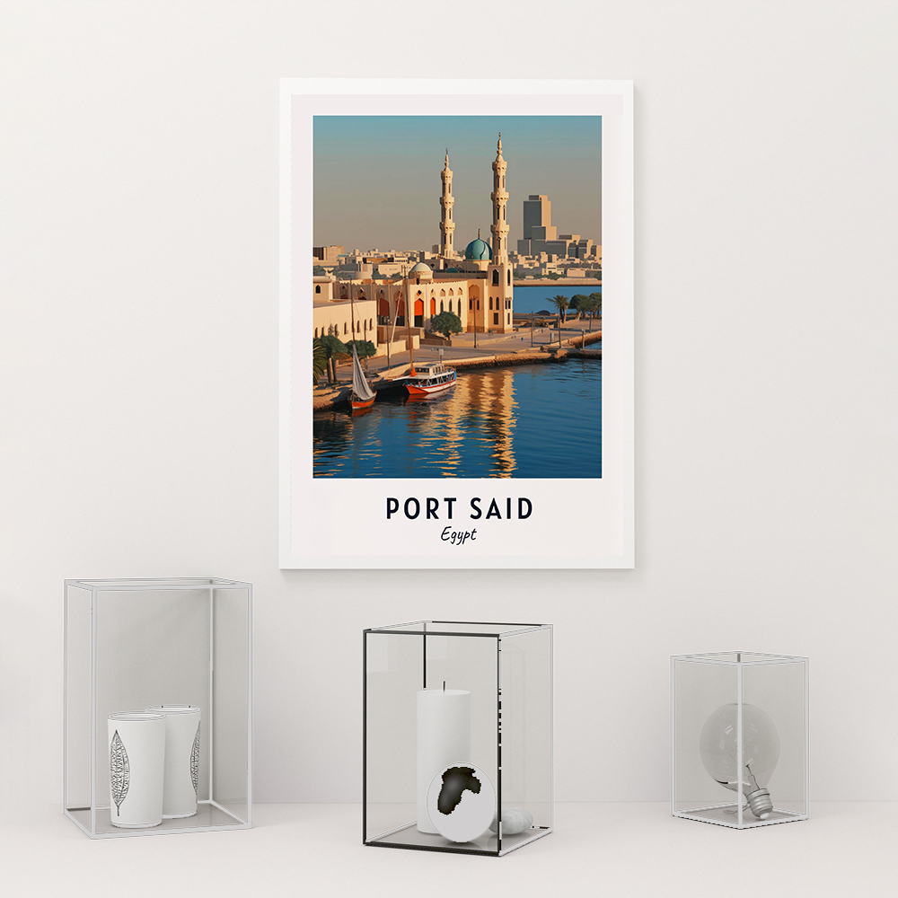 Egypt Travel Poster Egypt City - Home Decor Egypt ulasan dan harga