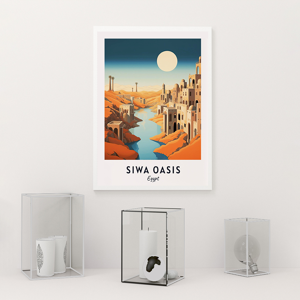 Egypt Travel Poster Egypt City - Home Decor Egypt ulasan dan harga