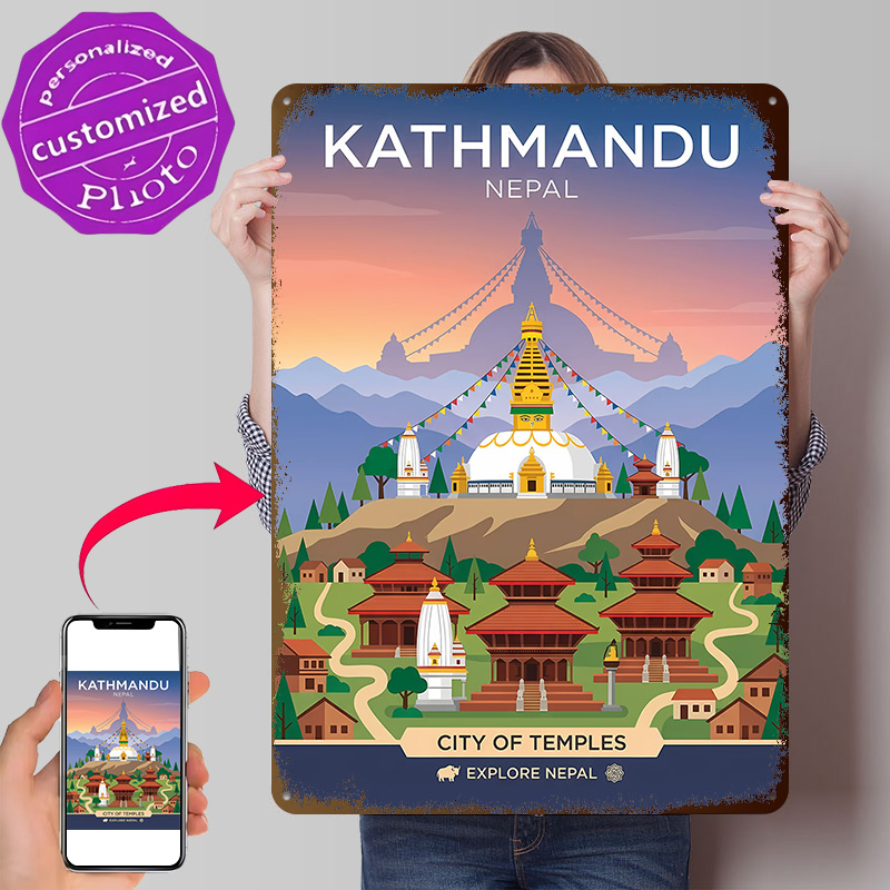 Kathmandu City of Temples Pers - Home Decor Kathmandu ulasan dan harga