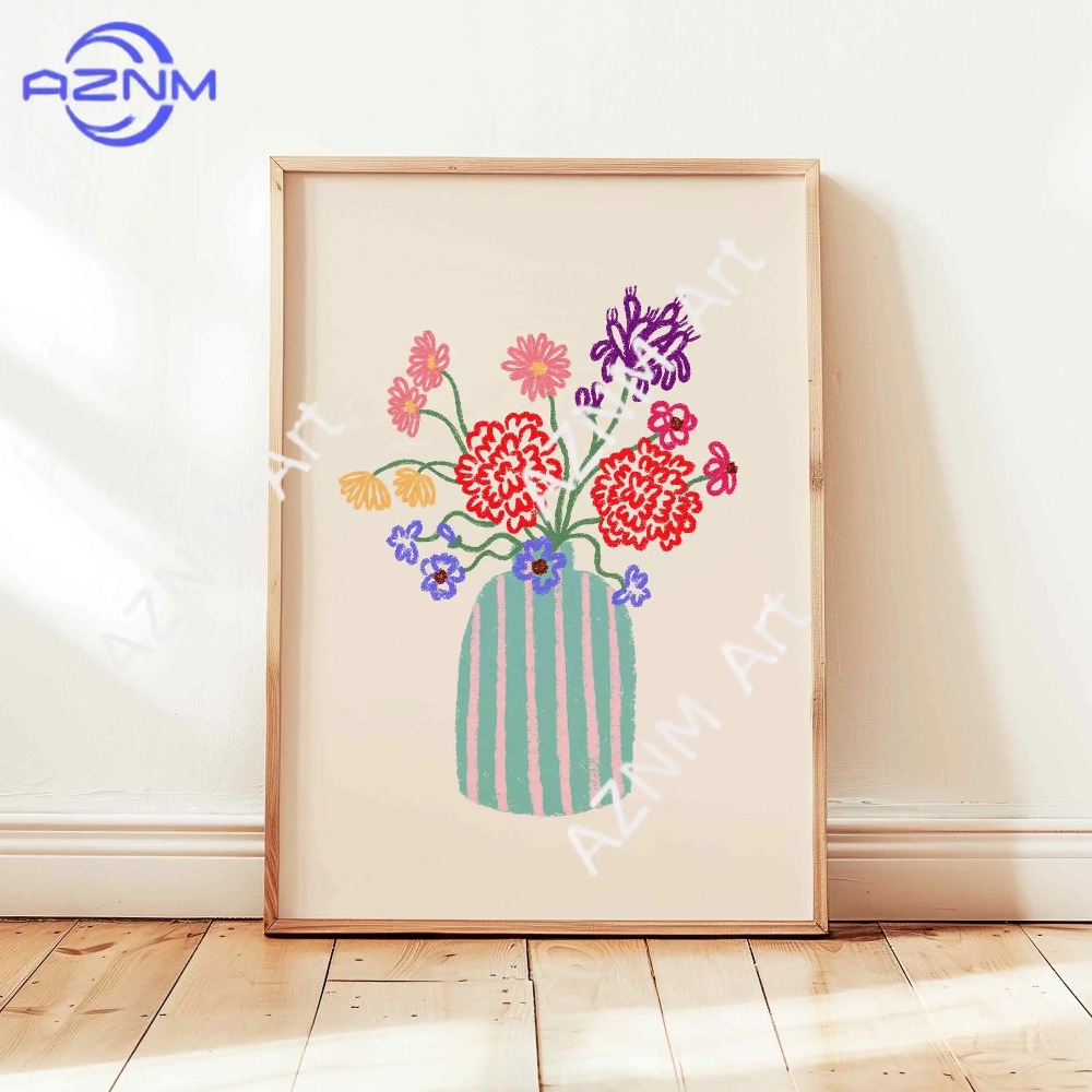 1/3pcs Abstract Flower Vase Pa - Home Decor Vase ulasan dan harga