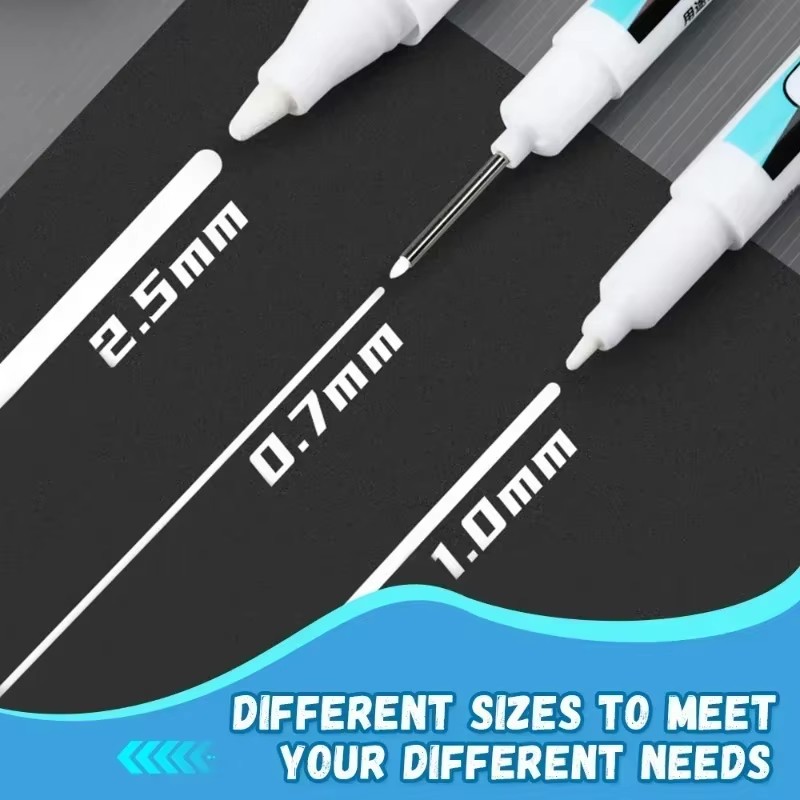 0.7/1.0/2.5MM White Permanent  - Canvas Painting ulasan dan harga