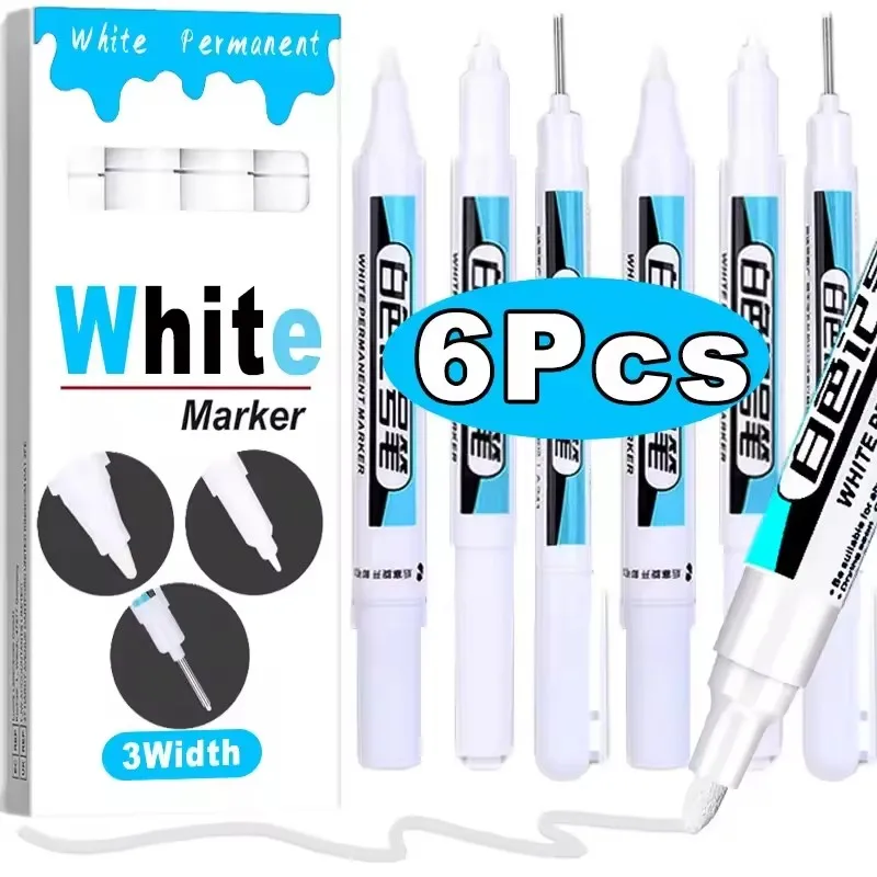 0.7/1.0/2.5MM White Permanent  - Canvas Painting ulasan dan harga