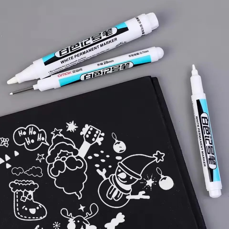 0.7/1.0/2.5MM White Permanent  - Canvas Painting ulasan dan harga