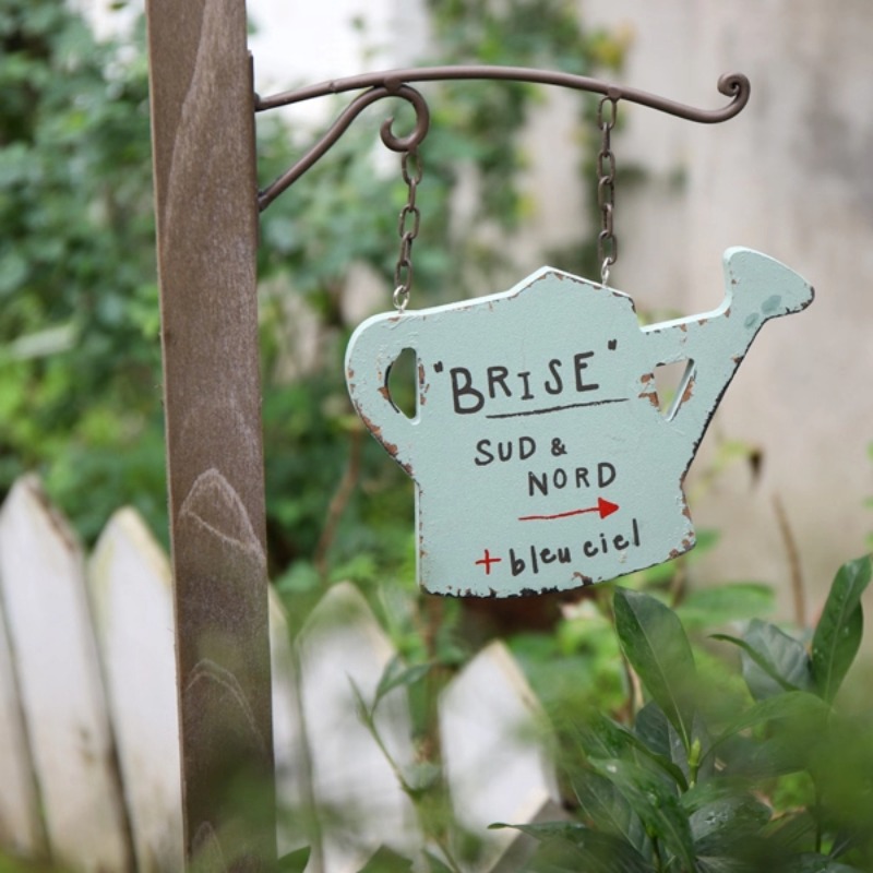 Rustic Garden Stake Sign - Ins - Wooden Letter Sign ulasan dan harga