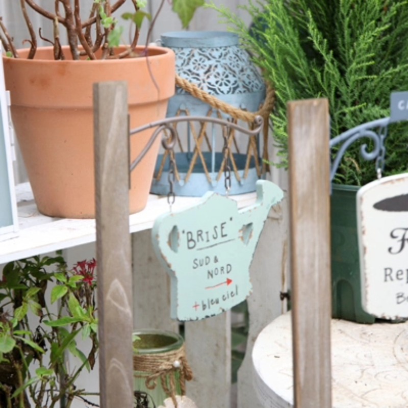 Rustic Garden Stake Sign - Ins - Wooden Letter Sign ulasan dan harga