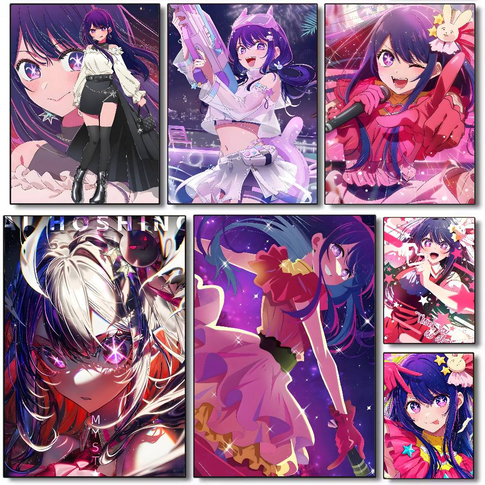 O-Oshi No Ko Hoshino Ai Poster - Home Decor Ai ulasan dan harga