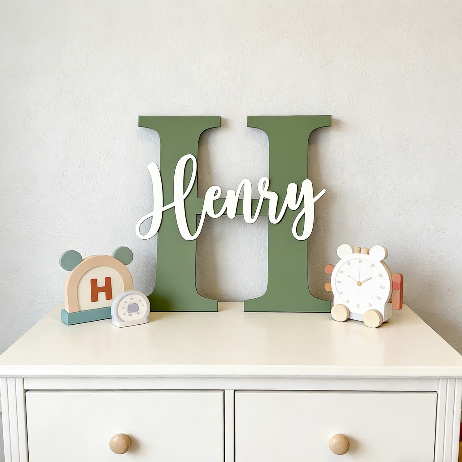 1pc Custom Two Layer Light Pur - Wooden Letter Sign ulasan dan harga