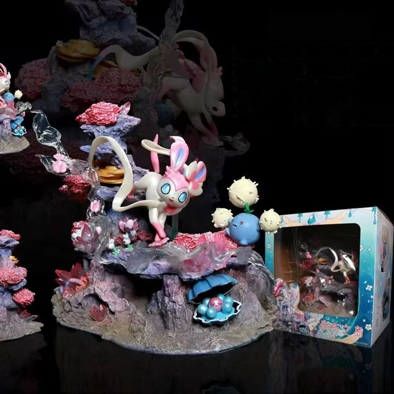 Gk Figure Sylveon Shroomish Cl - Home Decor Statue ulasan dan harga