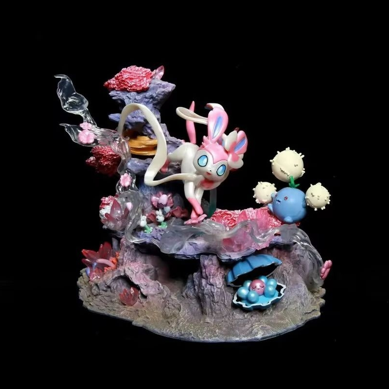 Gk Figure Sylveon Shroomish Cl - Home Decor Statue ulasan dan harga