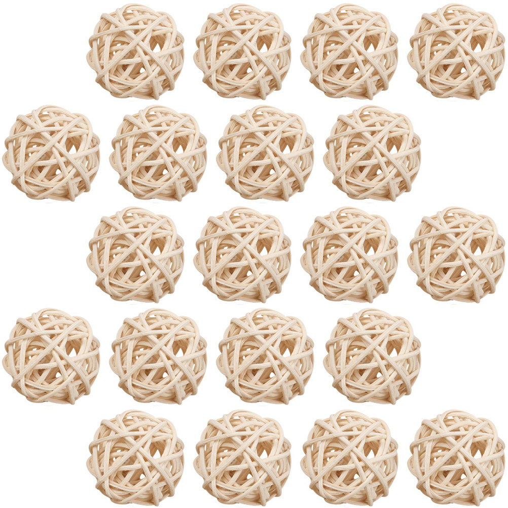 20Pcs Aromatherapy Rattan Ball - Home Decor Vase ulasan dan harga