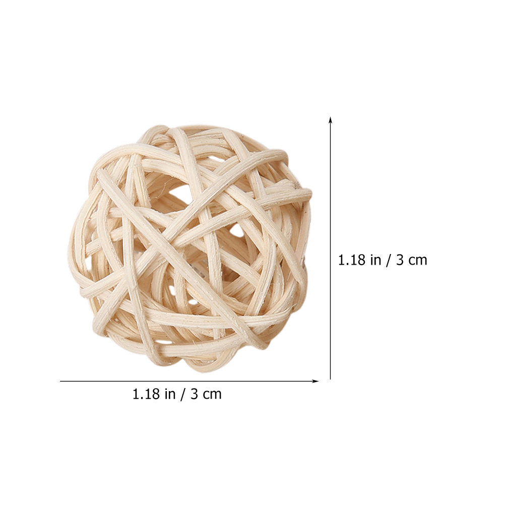 20Pcs Aromatherapy Rattan Ball - Home Decor Vase ulasan dan harga