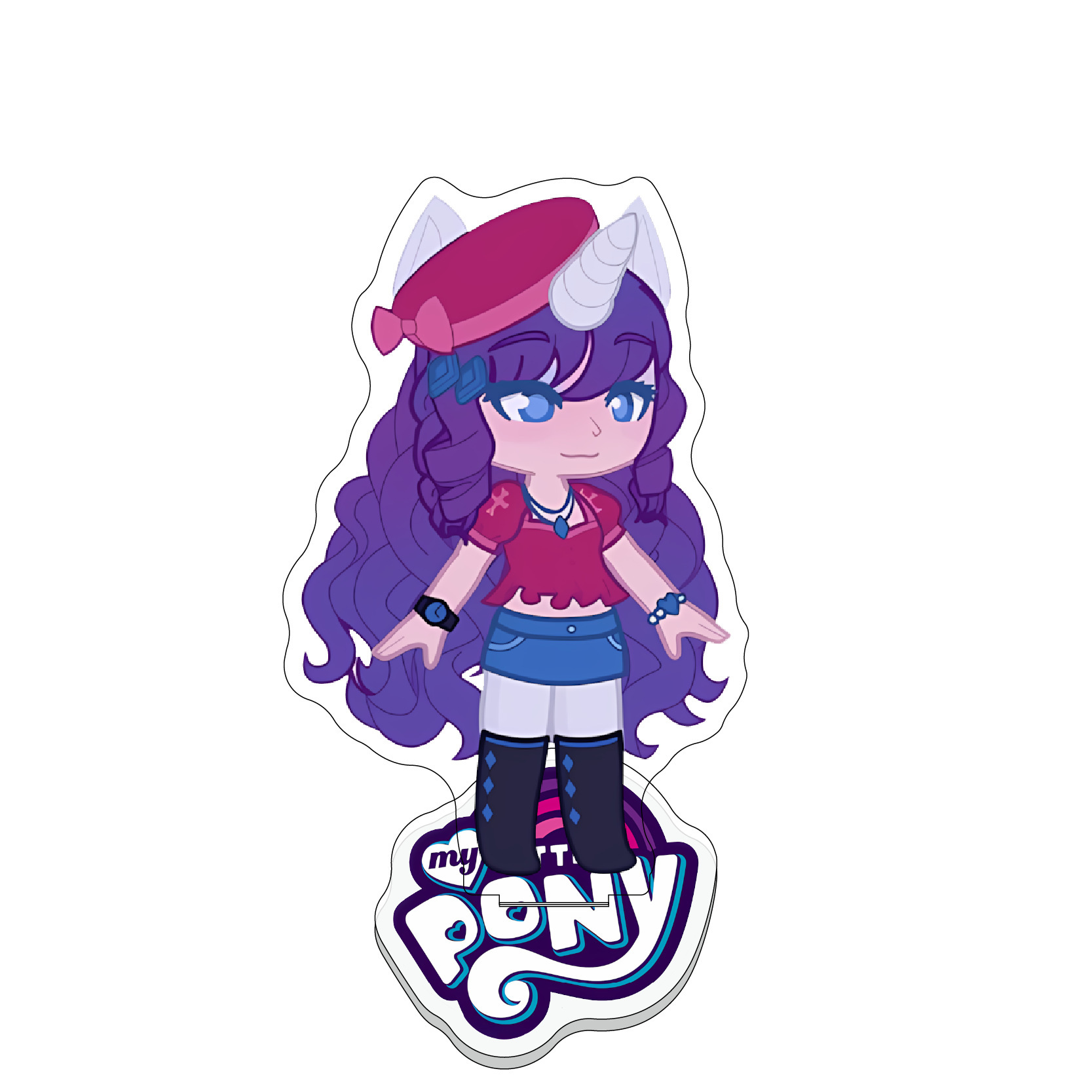 Cute Pony Fantasy Acrylic Stan - Home Decor Lovely Home ulasan dan harga