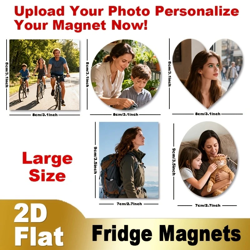 Custom Photo Fridge Magnet 2D  - Home Decor Inspo ulasan dan harga