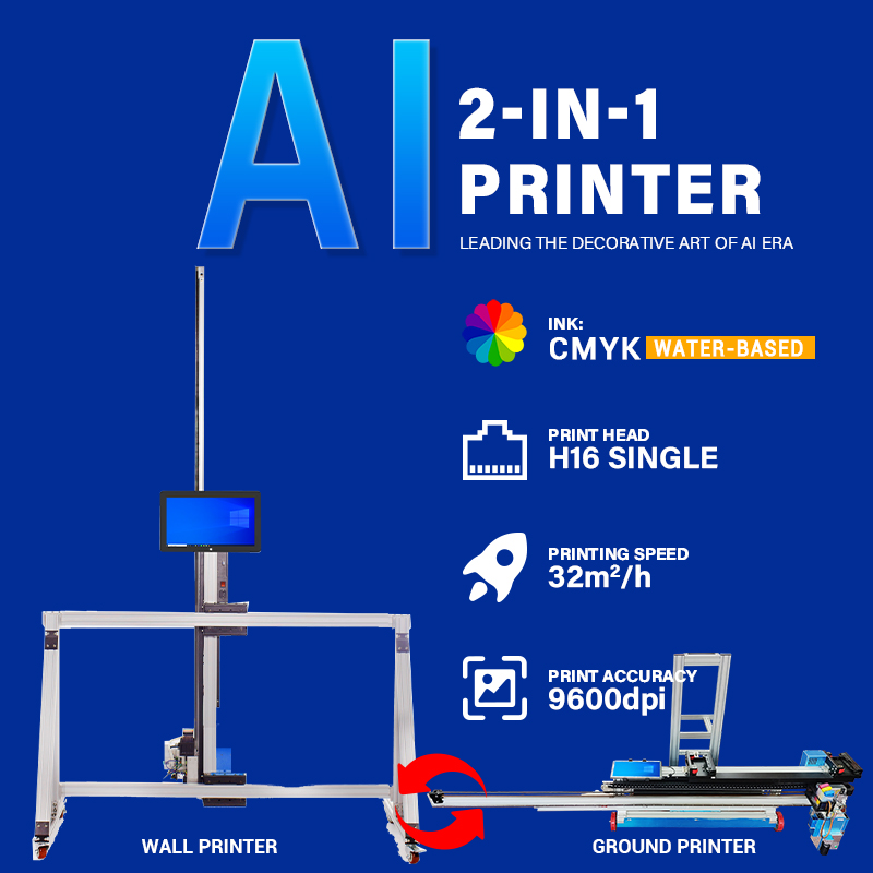AI Fully Automatic 2-in-1 Wall - Home Decor Ai ulasan dan harga