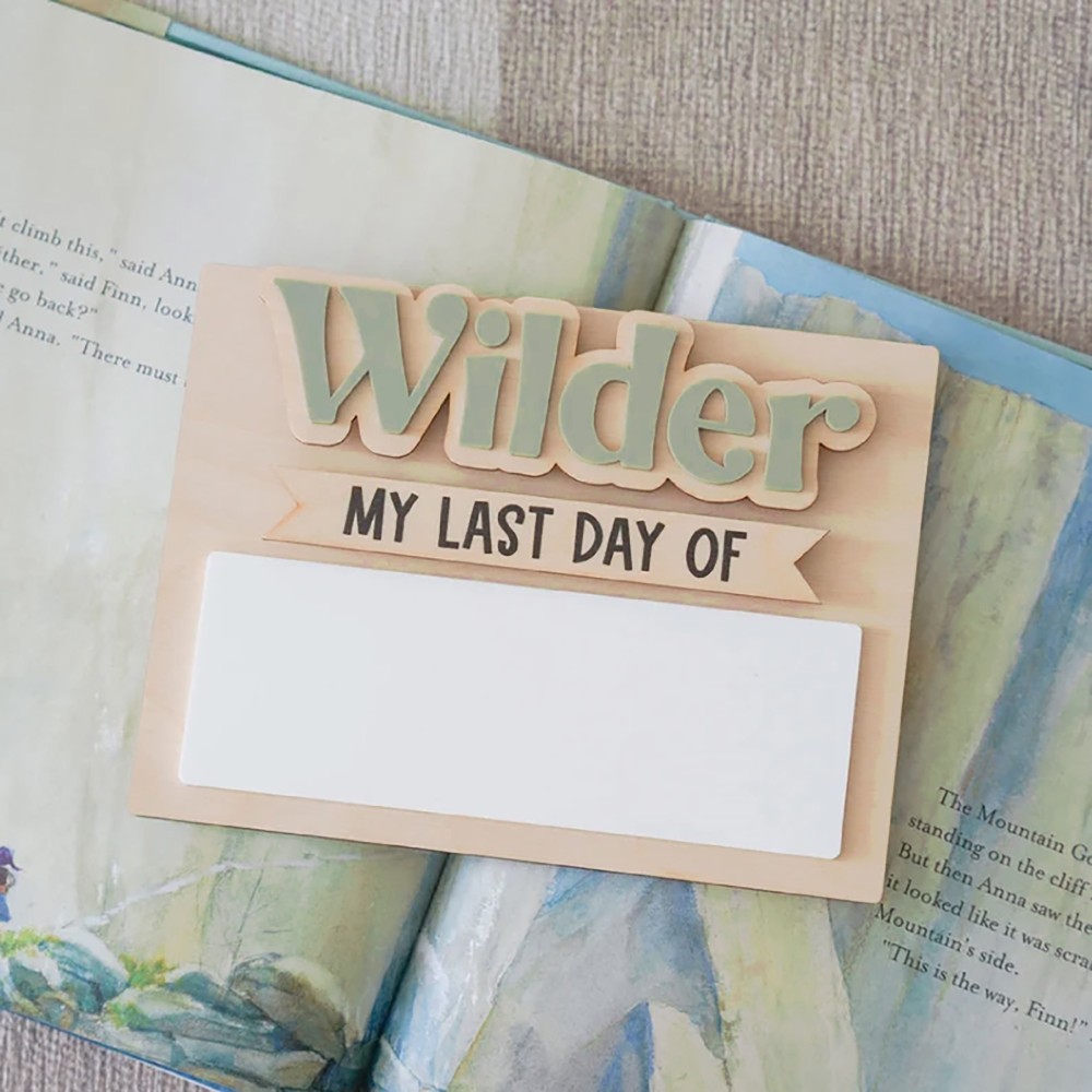 1Pc Custom First and Last Day  - Home Decor Inspo ulasan dan harga