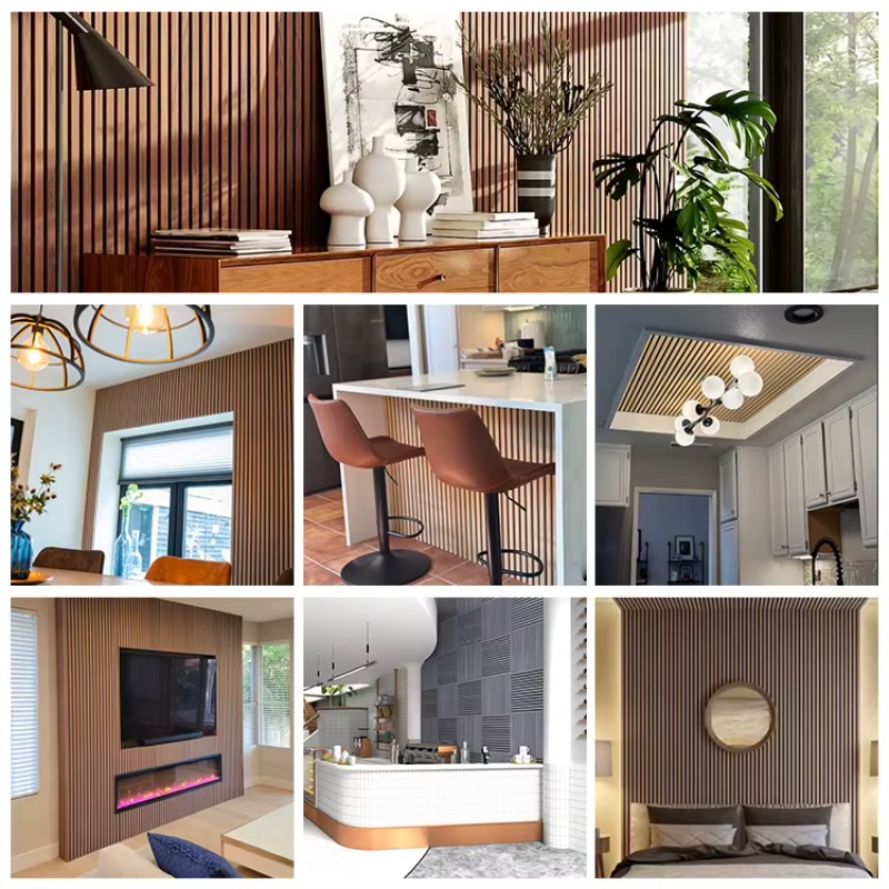 Best Selling Wooden Slatted Ac - Home Decor Wall Panels ulasan dan harga