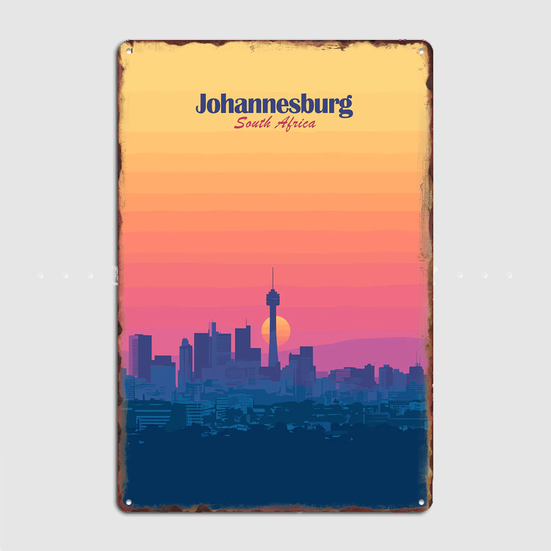Johannesburg Skyline Sunset Tr - Home Decor Johannesburg ulasan dan harga