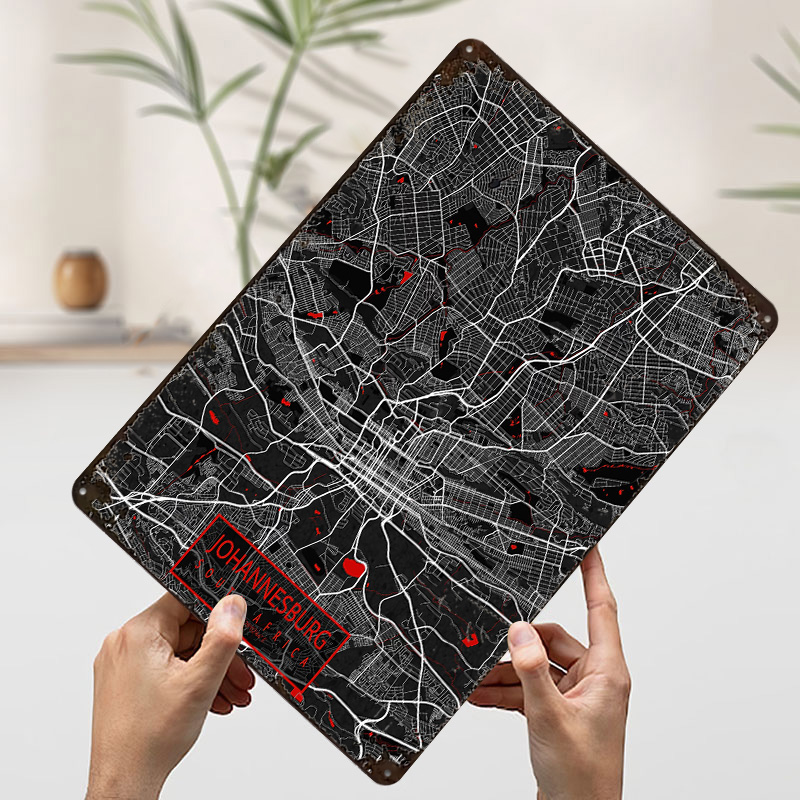 Johannesburg City Map South Af - Home Decor Johannesburg ulasan dan harga
