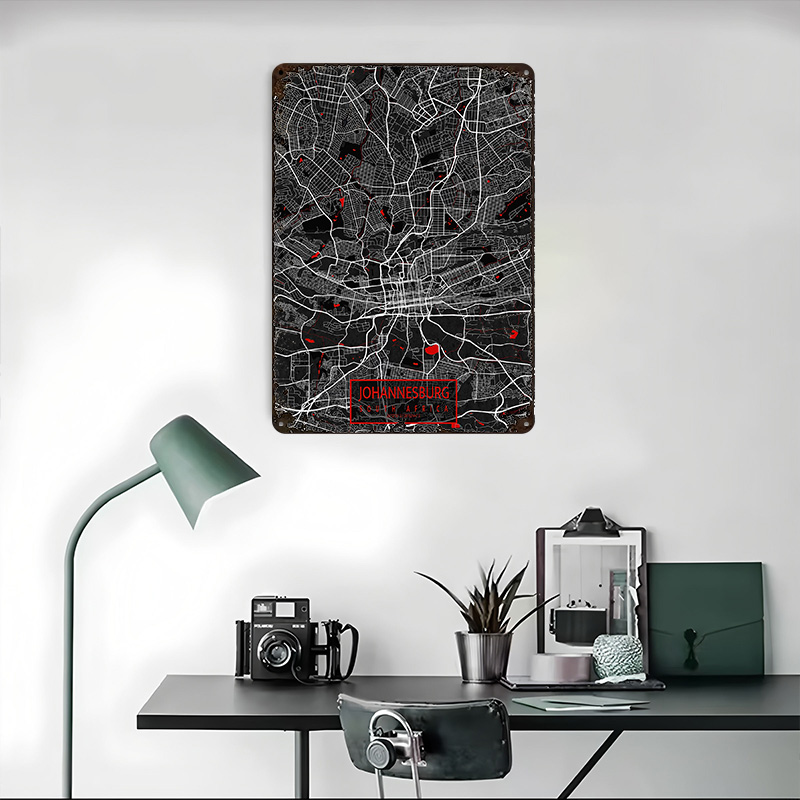 Johannesburg City Map South Af - Home Decor Johannesburg ulasan dan harga
