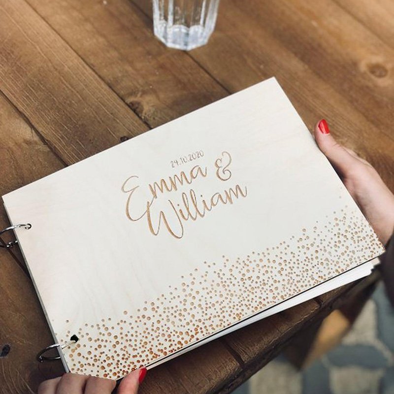 Personalized Wedding Guestbook - Wooden Letter Sign ulasan dan harga