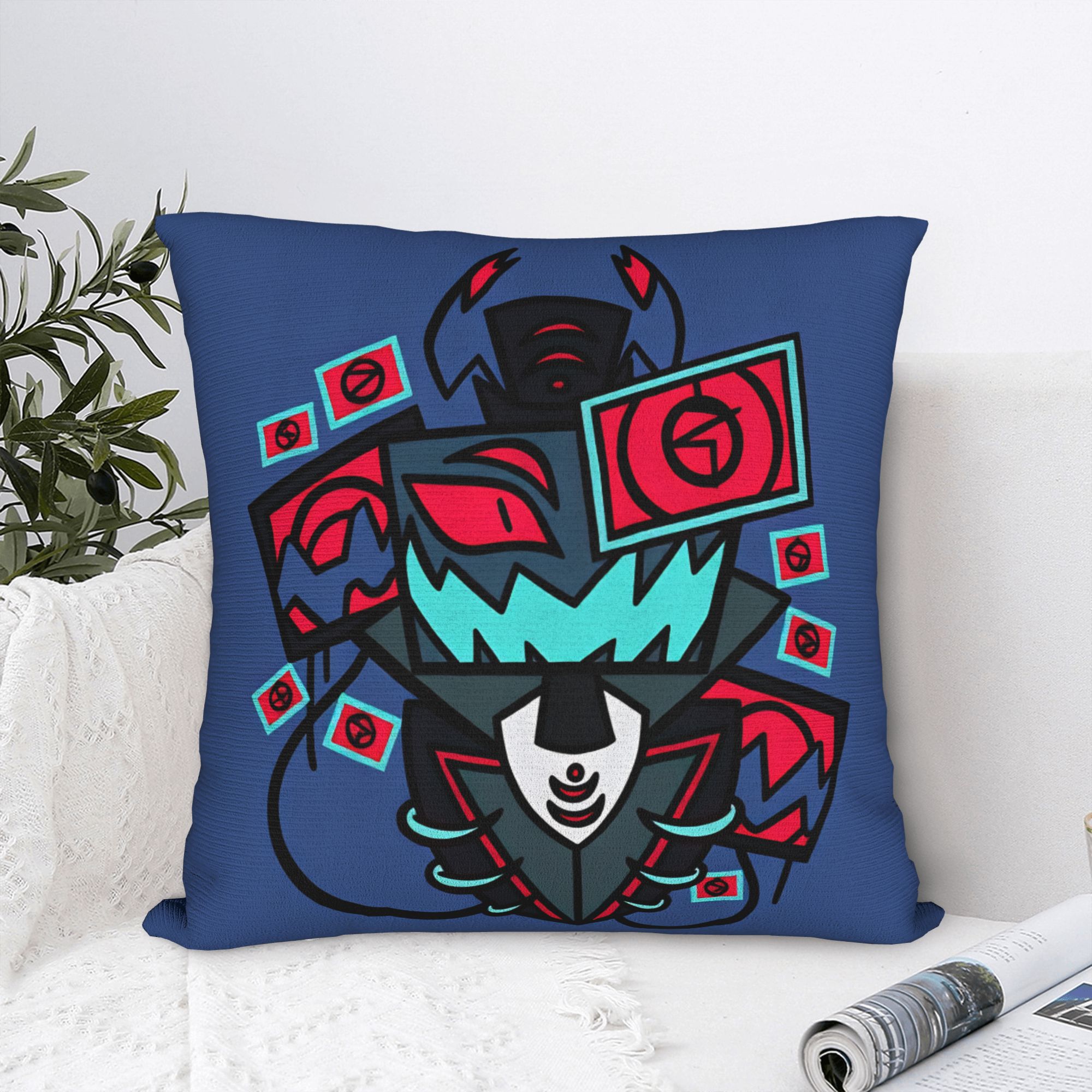Pillow Cover Hazbins Hoteling  - Home Decor Solo ulasan dan harga