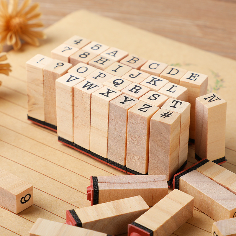 Basic Diary Set Typewriter Num - Wooden Letter Sign ulasan dan harga