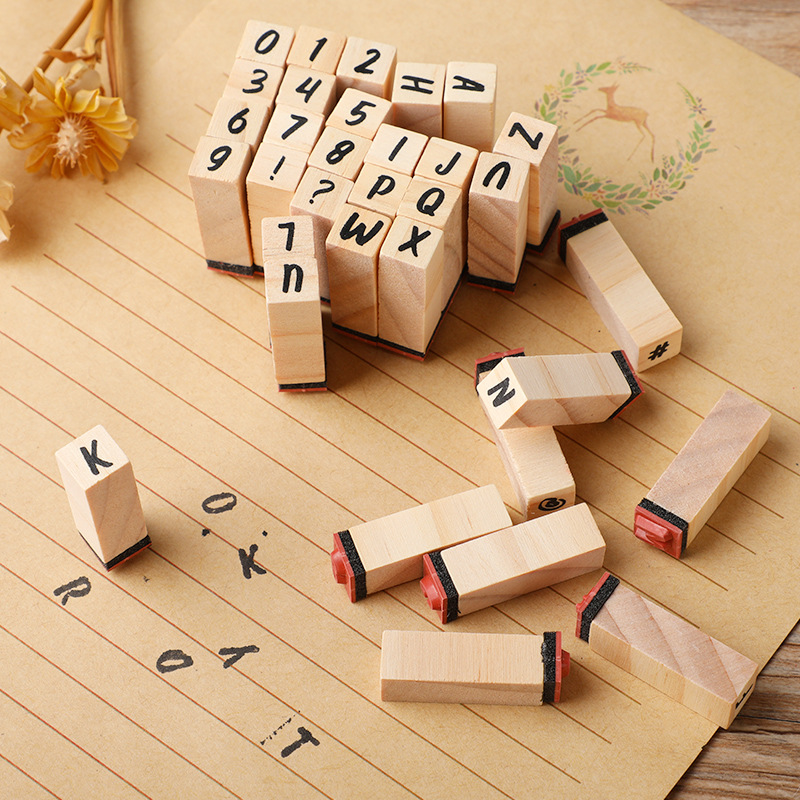 Basic Diary Set Typewriter Num - Wooden Letter Sign ulasan dan harga