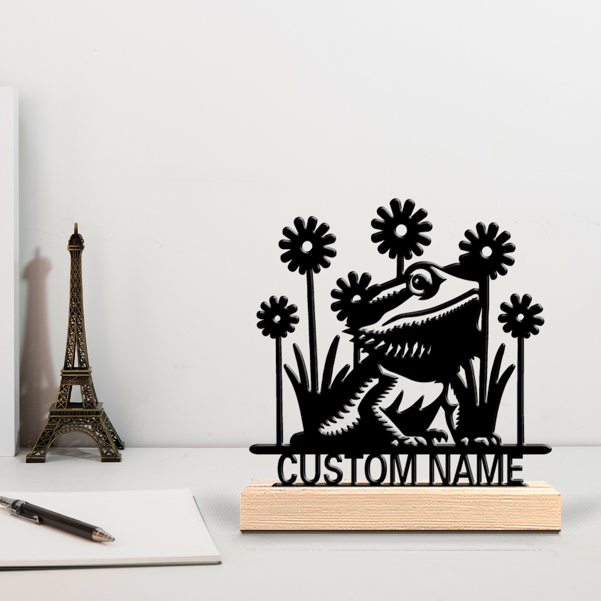 1pc Bearded Dragon Custom Lett - Wooden Letter Sign ulasan dan harga
