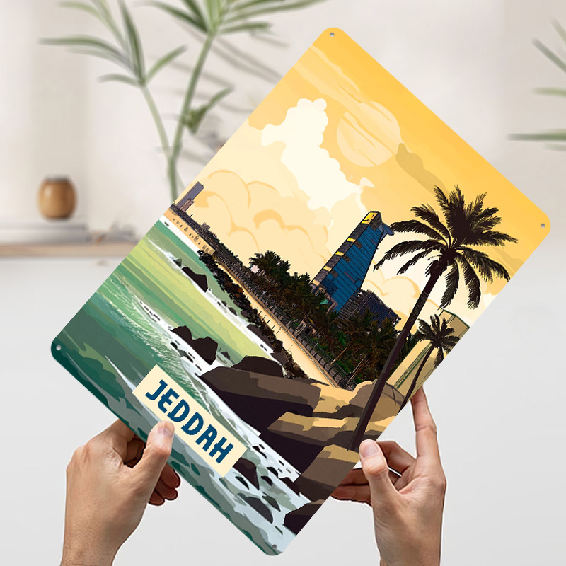 Jeddah Poster Customized Vinta - Home Decor Jeddah ulasan dan harga