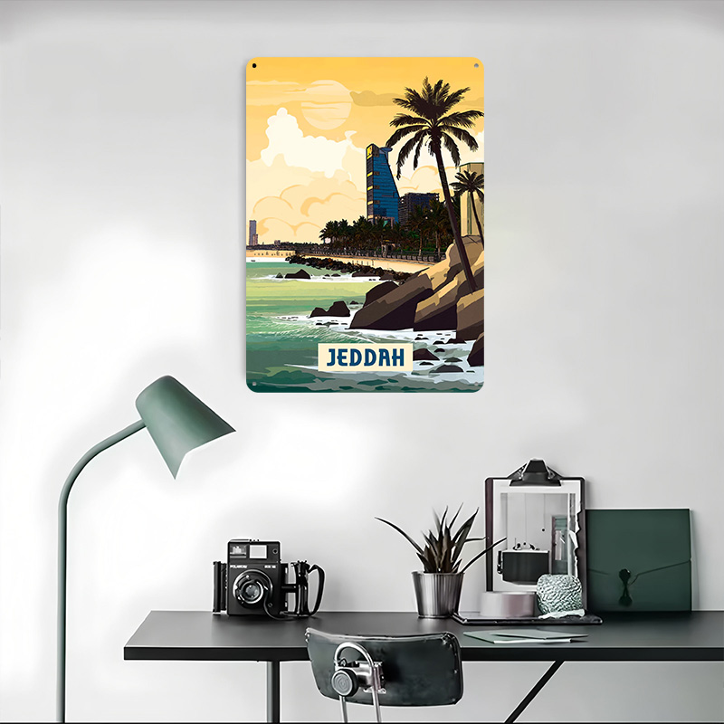 Jeddah Poster Customized Vinta - Home Decor Jeddah ulasan dan harga